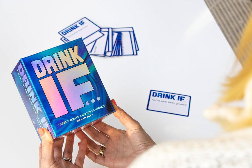 Drink IF… Juego para beber para adultos para fiestas + expansión After Dark | Divertido juego de cartas para romper el hielo y estimular conversaciones entre amigos y grupos | Ideal para noches de juego y juegos previos | Regalo divertido para adultos