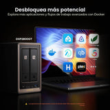 UGREEN NAS DXP2800 GT Almacenamiento de red de escritorio de 2 bahí...