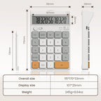 Calculadora de Escritorio con Tableta LCD de Escritura Retráctil