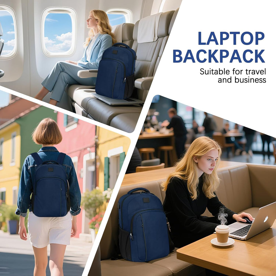 LARIPOP Mochila para laptop de viaje, de 15.6 pulgadas, mochila par...