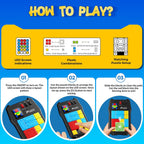 Super Slide Puzzle Games, más de 500 desafíos rompecabezas de juguete con lógica de desbloqueo, relleno de calcetines para niños a partir de 6 años y adolescentes, juego de viaje portátil