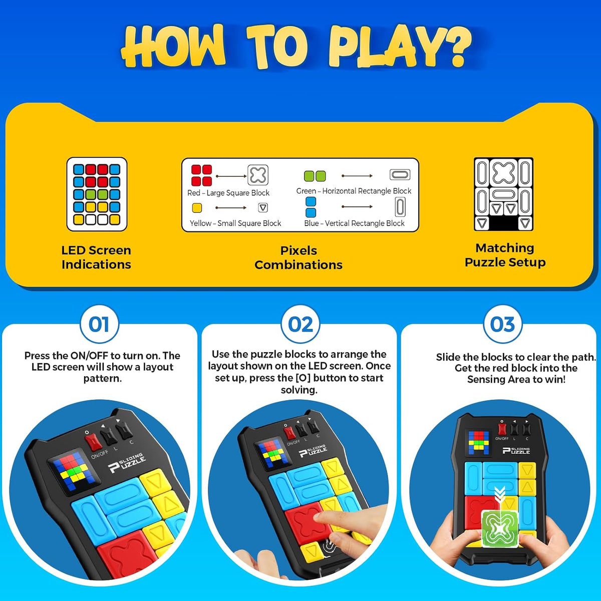 Super Slide Puzzle Games, más de 500 desafíos rompecabezas de juguete con lógica de desbloqueo, relleno de calcetines para niños a partir de 6 años y adolescentes, juego de viaje portátil