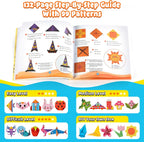 Funtopia Más de 700 piezas de cuentas pop para artes y manualidades para niños de 4 a 6 años y kit de origami para niños de 8 a 12 5 a 8 años