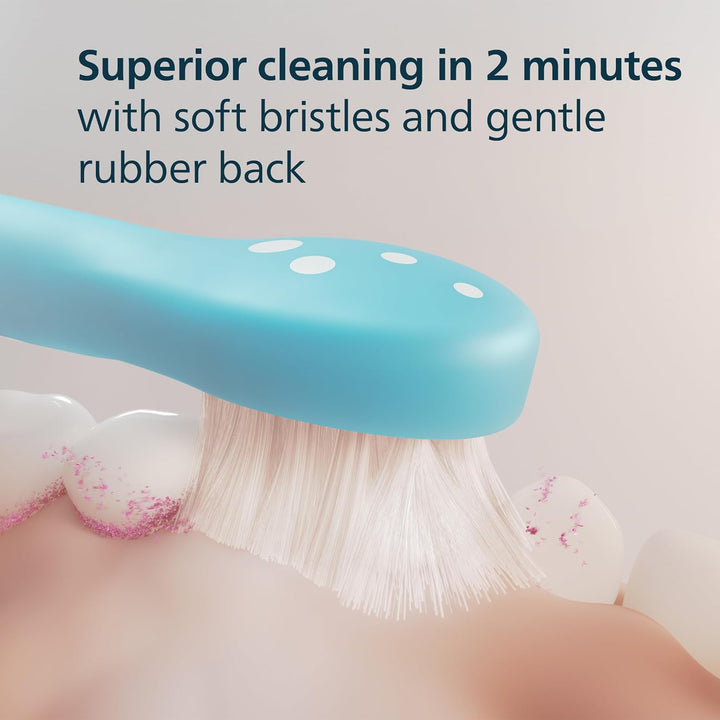 Cabeza de cepillo dental para niños Philips Sonicare, 2 piezas, Com...