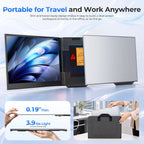 Extensor de pantalla para portátil FHD de 15,6", monitor triple portátil