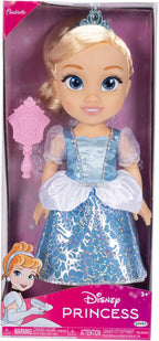 Disney Princess My Friend - Muñeca Cenicienta de 14 pulgadas de alto, incluye atuendo extraíble, tiara, zapatos y cepillo