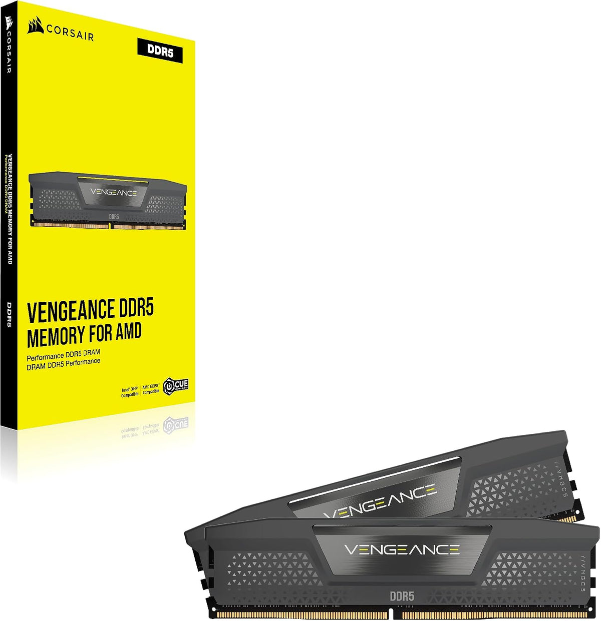 CORSAIR Vengeance DDR5 32 GB (2 x 16 GB) DDR5 6000 MHz CL30 AMD Exp...