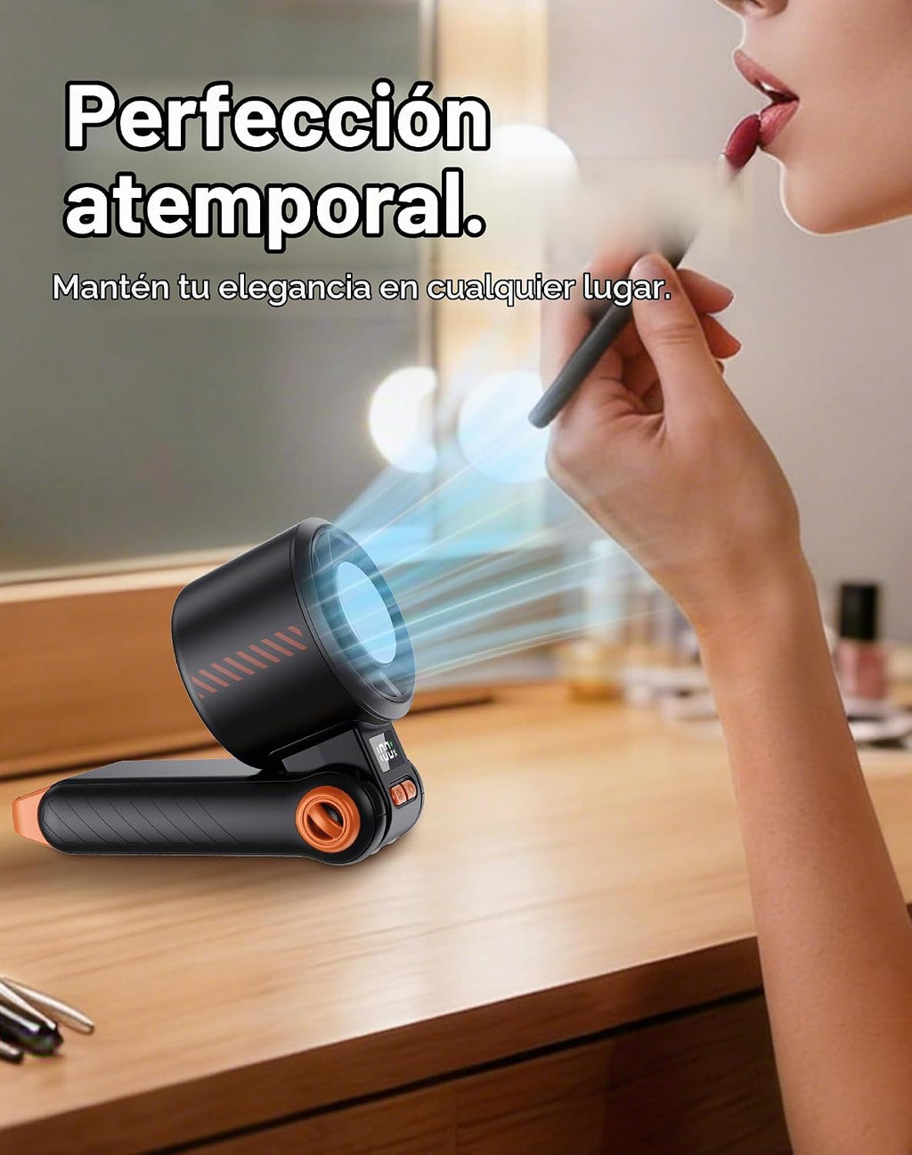 Taiofan Ventilador de mano portátil con refrigeración semiconductor...