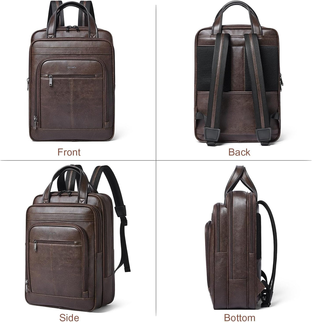 Shrrie Mochila para laptop de 15.6 pulgadas, maletín de trabajo de...