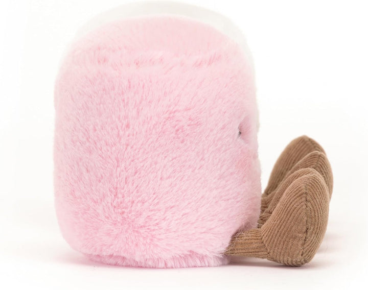 Jellycat Peluche de comida de malvaviscos rosa y blanco