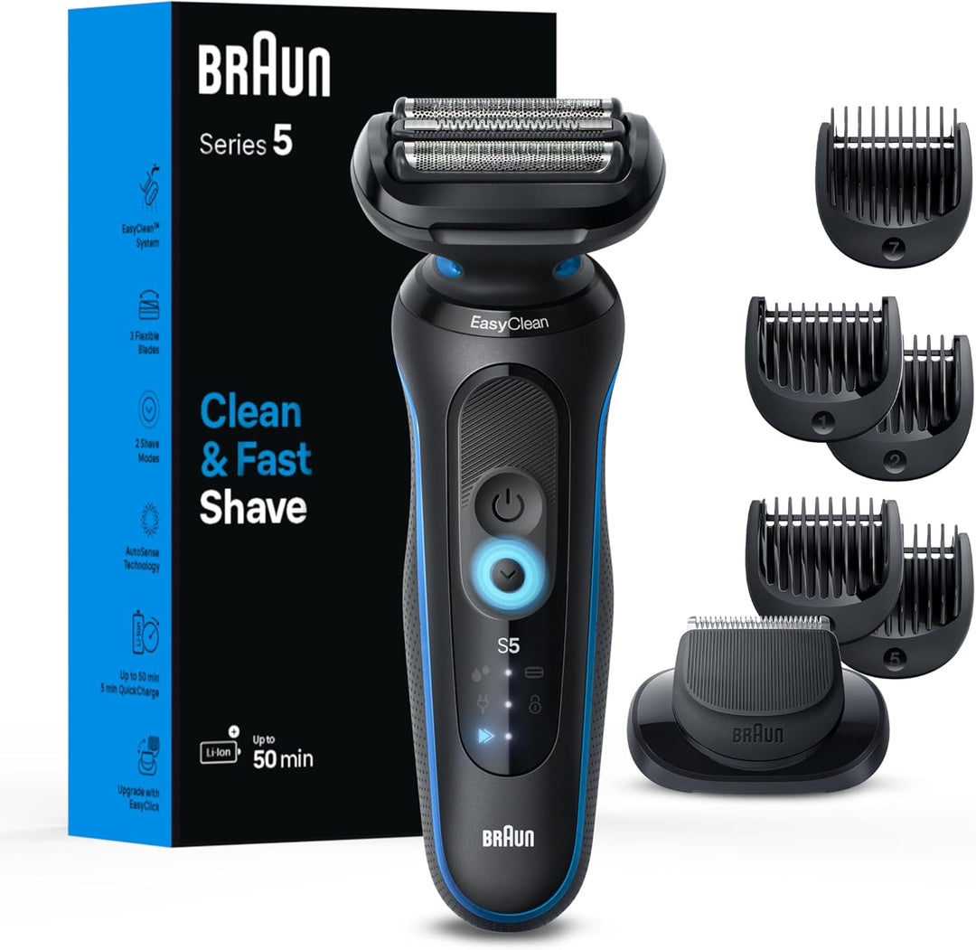 Braun Afeitadora eléctrica para hombres, Series 5 5120s, afeitado e...