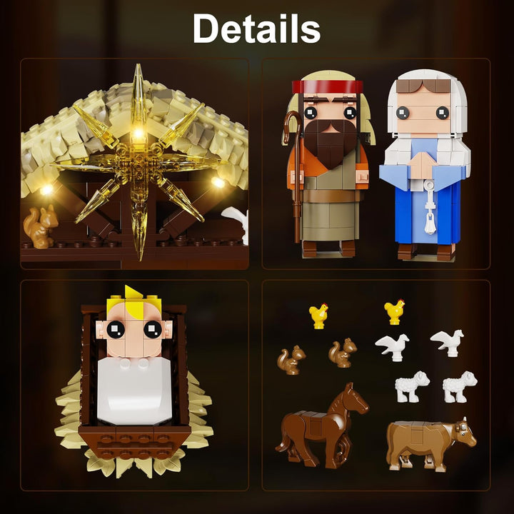 Jesus Building Block Set The Nativity SetCompatible