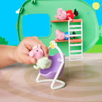 Peppa Pig Three Little Piggies Caravan Playset con 3 figuras