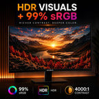 Deco Gear Monitor curvo para juegos de 27 pulgadas y 240 Hz, pantal...