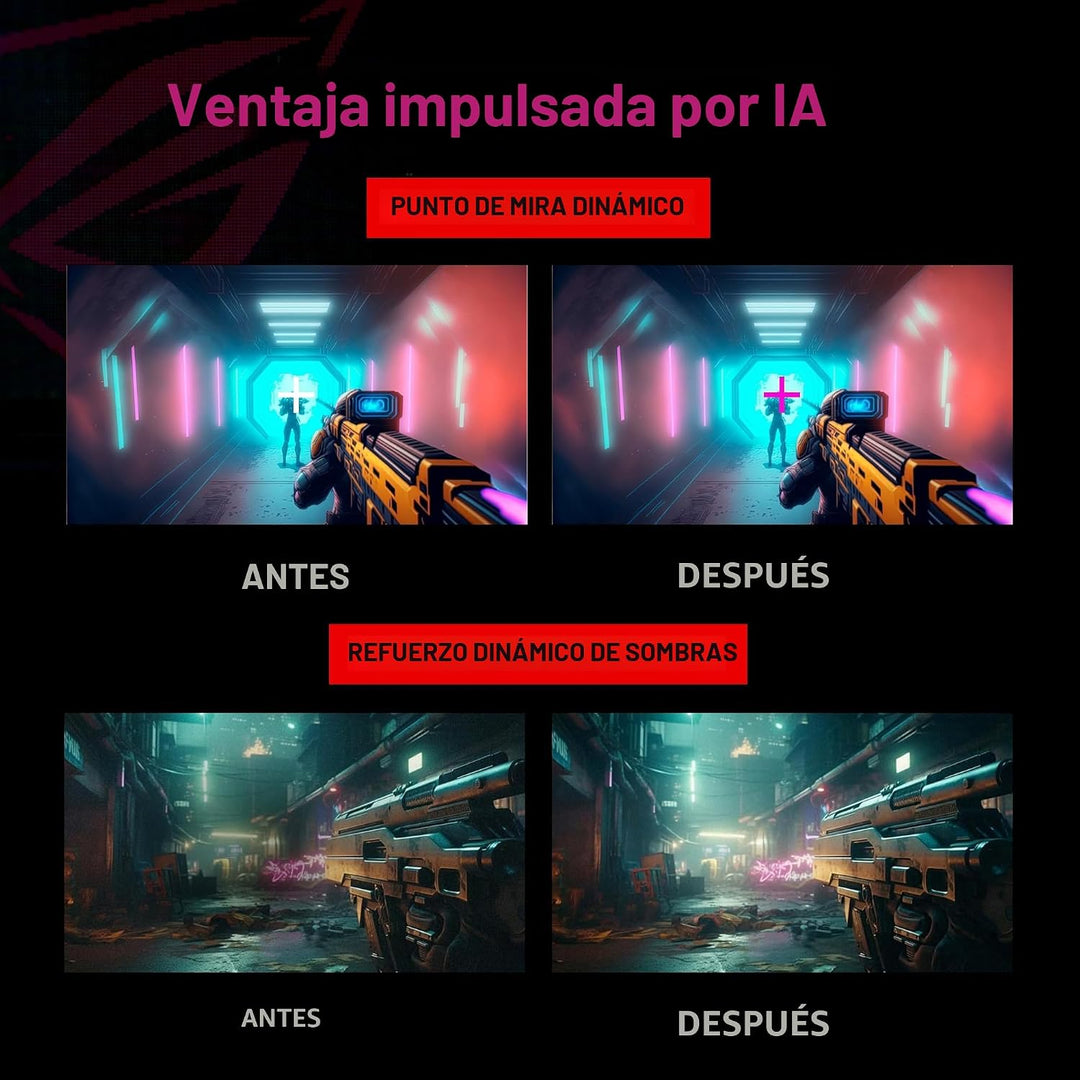 ASUS ROG Strix 27\u201D 1440P USB-C HDR Monitor de juegos con sopor...