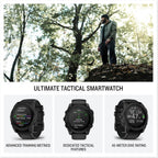Garmin tactix® 8 51mm, pantalla con carga solar, reloj inteligente táctico GPS premium, incluye Applied Ballistics Ultralight™ Solver