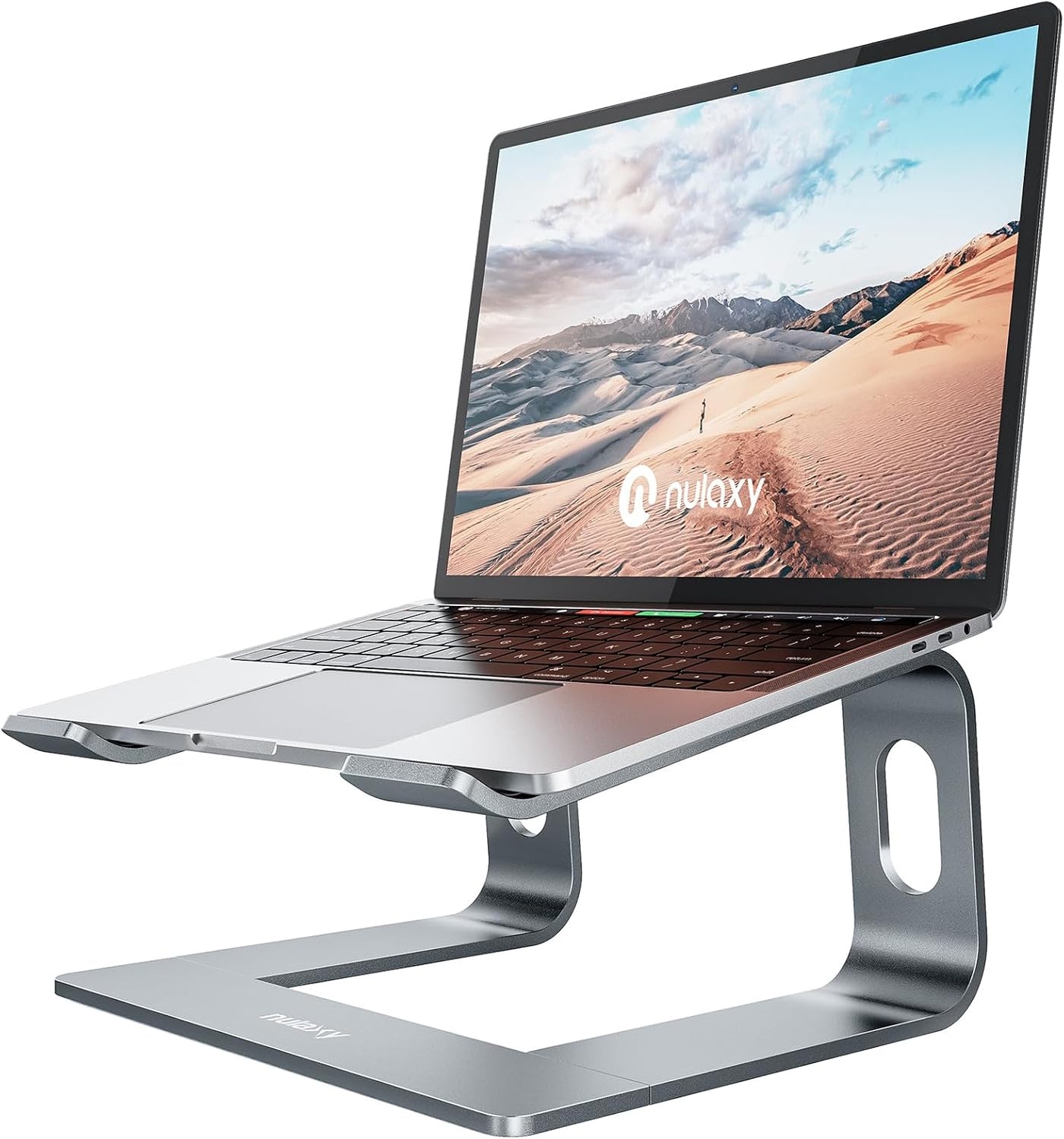 Nulaxy Soporte completo de aluminio para laptop, soporte estable de...