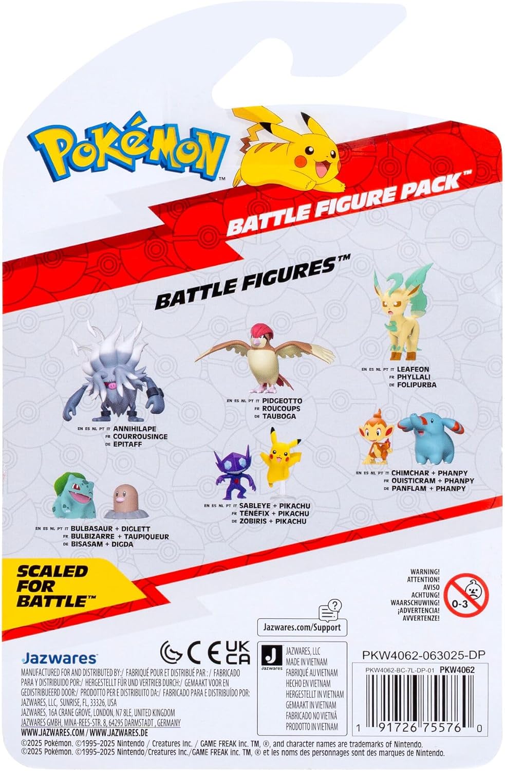 Figura de batalla de Pokémon Annihilape, figura de acción de 3 pulgadas