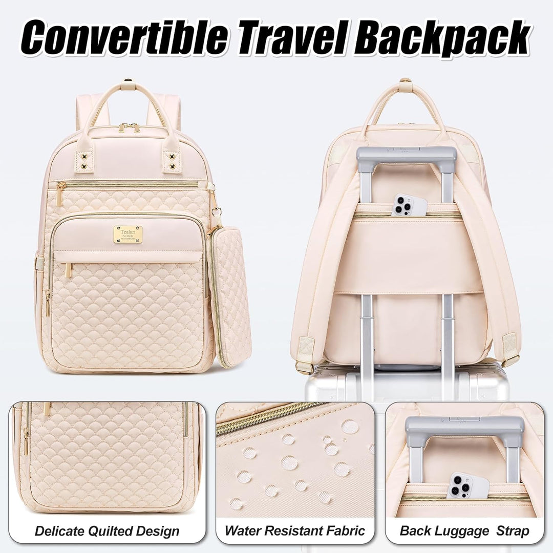 Mochila Tealari para laptop para mujeres, mochila para laptop de 15...