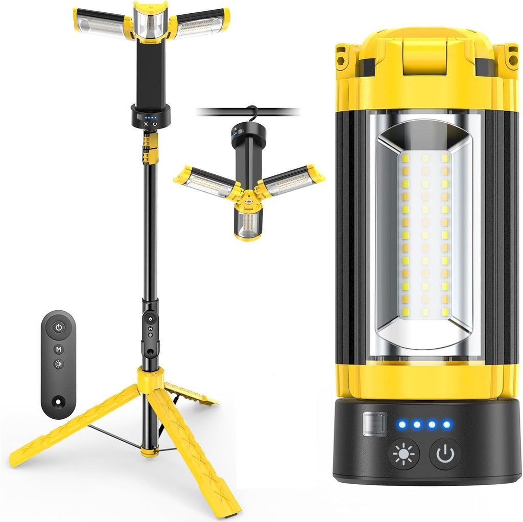 Lámpara OGERY Luces de camping con control remoto, linterna de camping recargable