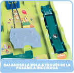 TOMY Bluey Screwball Scramble Juego de laberinto de mármol