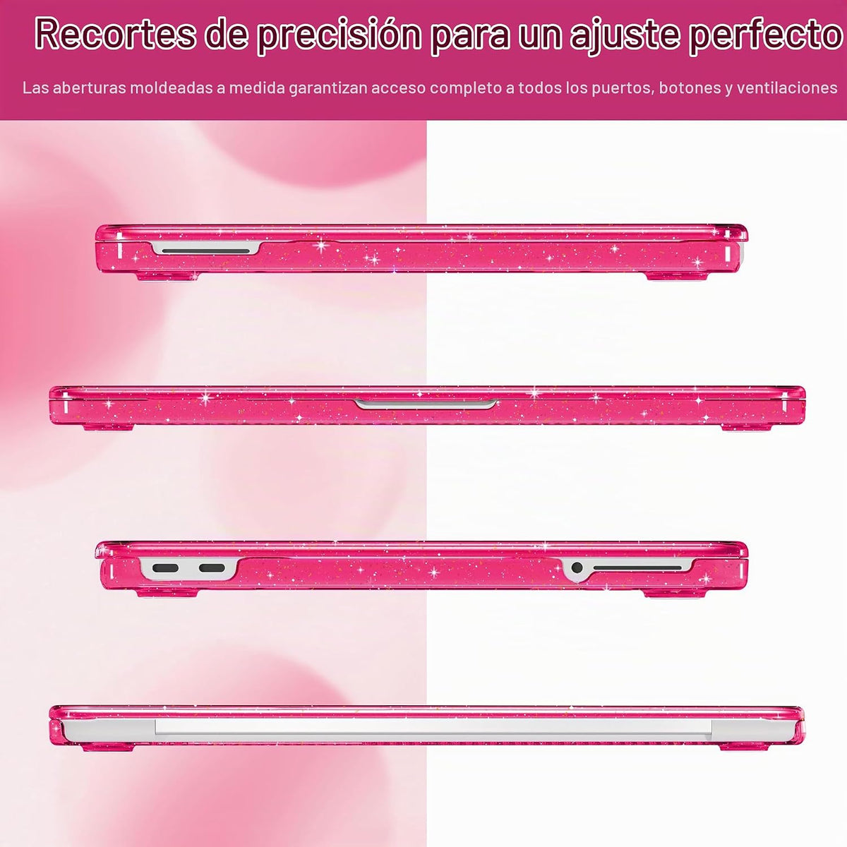 Teryeefi Funda Gltter para MacBook Neo de 13 pulgadas 2026 (A18 Pro...