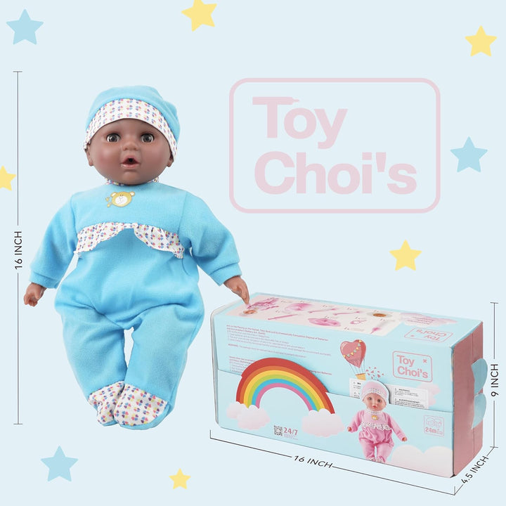 Toy Choi's Muñeca interactiva azul \u2013 Muñecas de alimentaci...