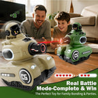 Paquete de 2 tanques de batalla con control remoto de dibujos