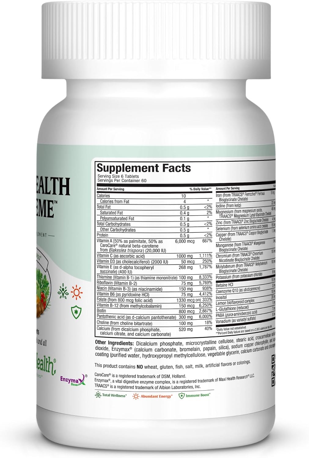 Multivitamínico para hombres y mujeres \u2013 Supreme High Potency...