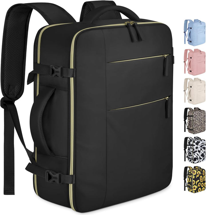 Mochila de viaje Capolo para mujeres y hombres, mochila impermeable...