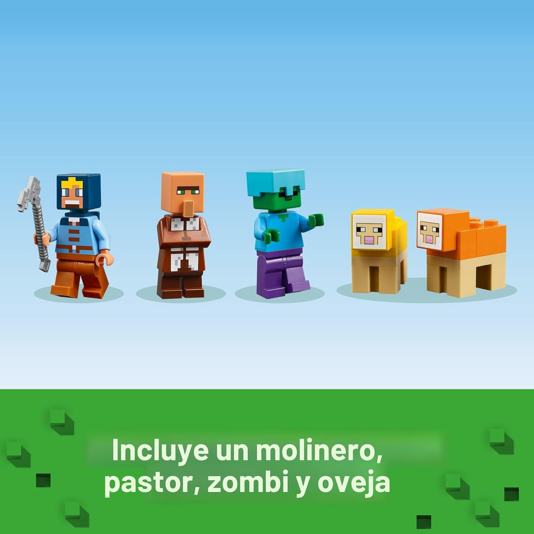 LEGO Minecraft La Granja de Molinos de Viento - Juguetes