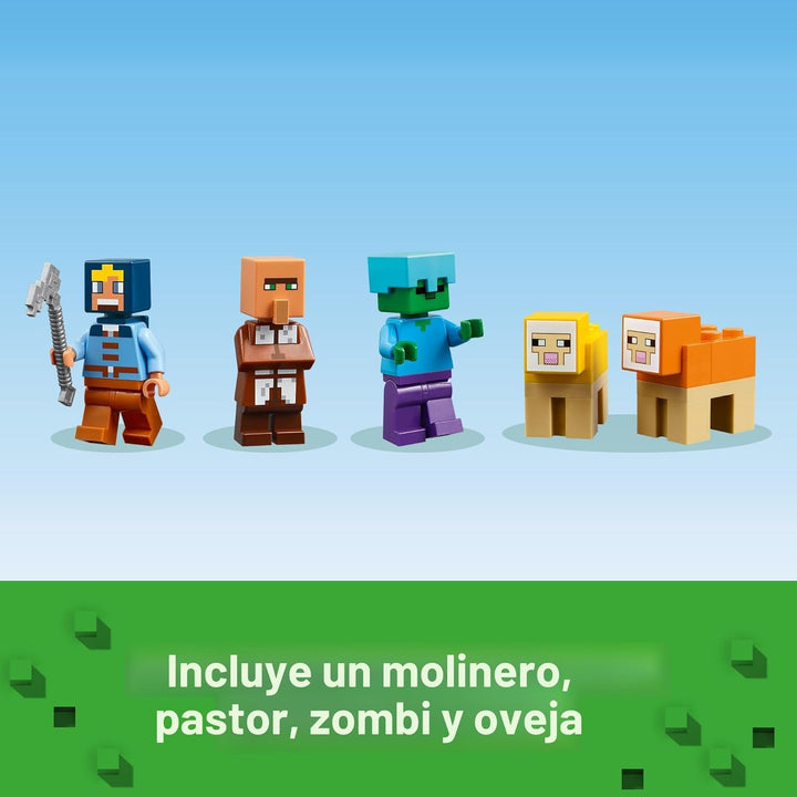 LEGO Minecraft La Granja de Molinos de Viento - Juguetes
