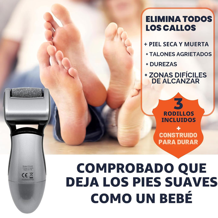 Removedor de callos eléctrico recargable y herramienta de pedicura...
