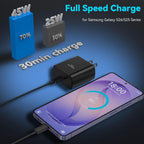 45W Super Fast USB C Android tipo C cargador de teléfono de carga rápida