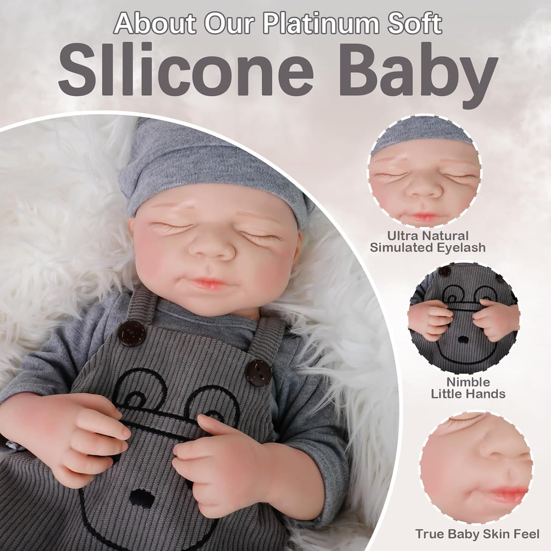 Muñecas de Bebé Reborn Realistas Niño - Muñeca de Bebé de 18 Pulgad...