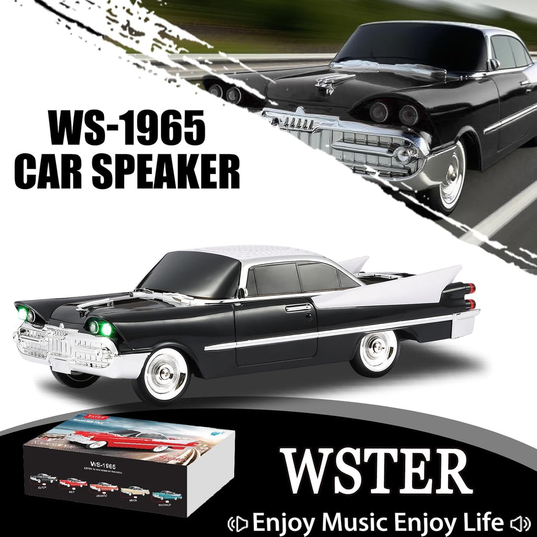 WSTER WS-1965 Replica Altavoz Bluetooth - Diseño retro de cohete de...