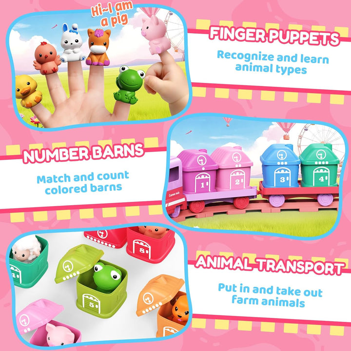 Juguetes de aprendizaje para niños pequeños de 1, 2, 3 años, juego...