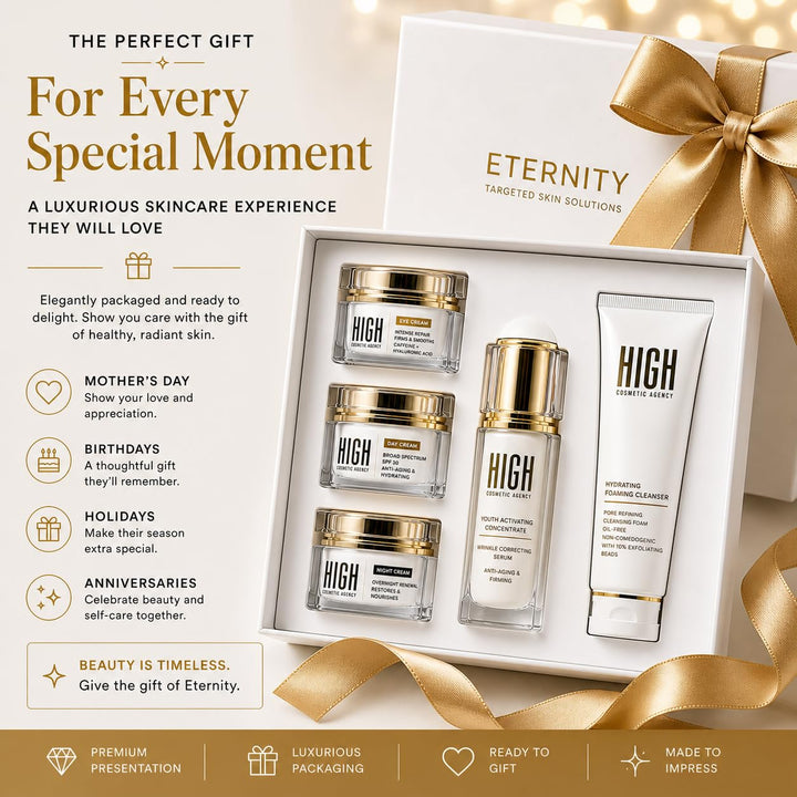 HIGH Cosmetic Agency ETERNITY - Juego de cuidado de la piel antienv...