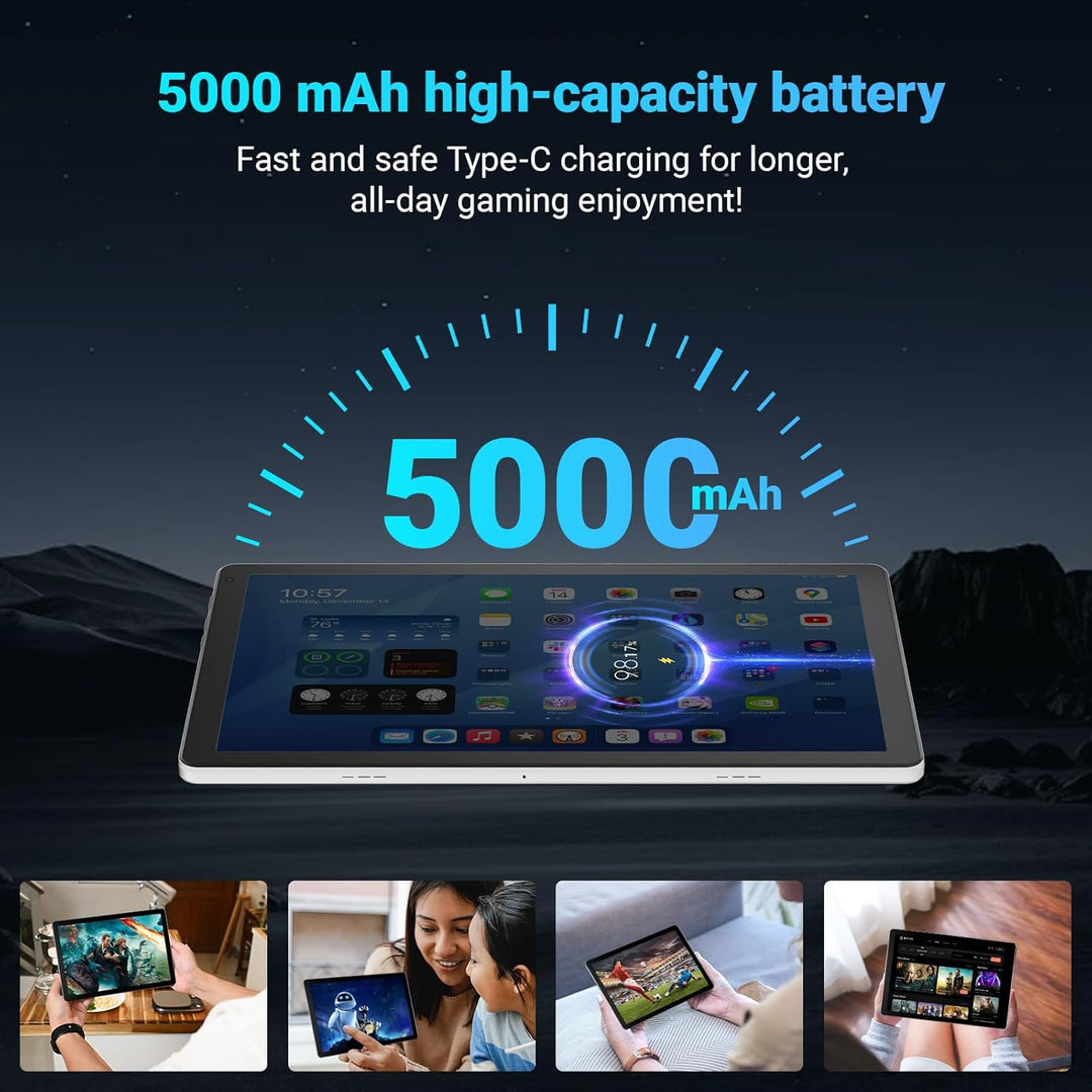Evermyth Tablet Android 15 de 10 pulgadas, 16 GB de RAM 32 GB ROM 1...