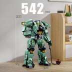HIGH GODO Juego de bloques de construcción transformables de robot mecánico para adultos, juego de bloques de construcción transformables de héroe de la justicia de la ciudad, soldado mec, kit de construcción de modelo mec, juguetes de robots creativos