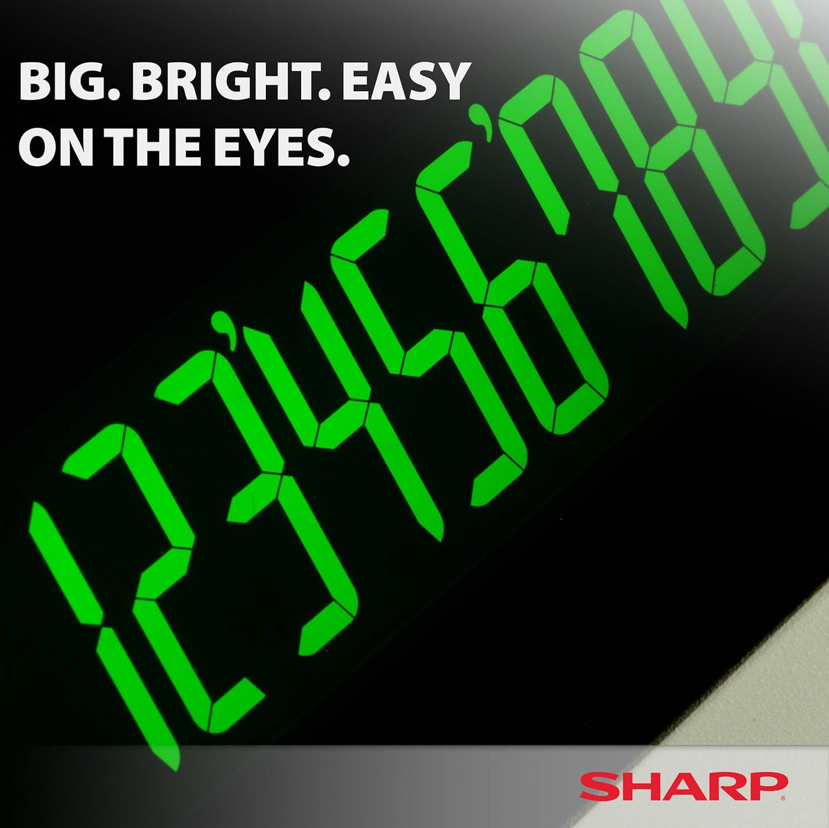 Sharp EL-1197PIII Calculadora de impresión a color de alta resistencia con reloj y calendario
