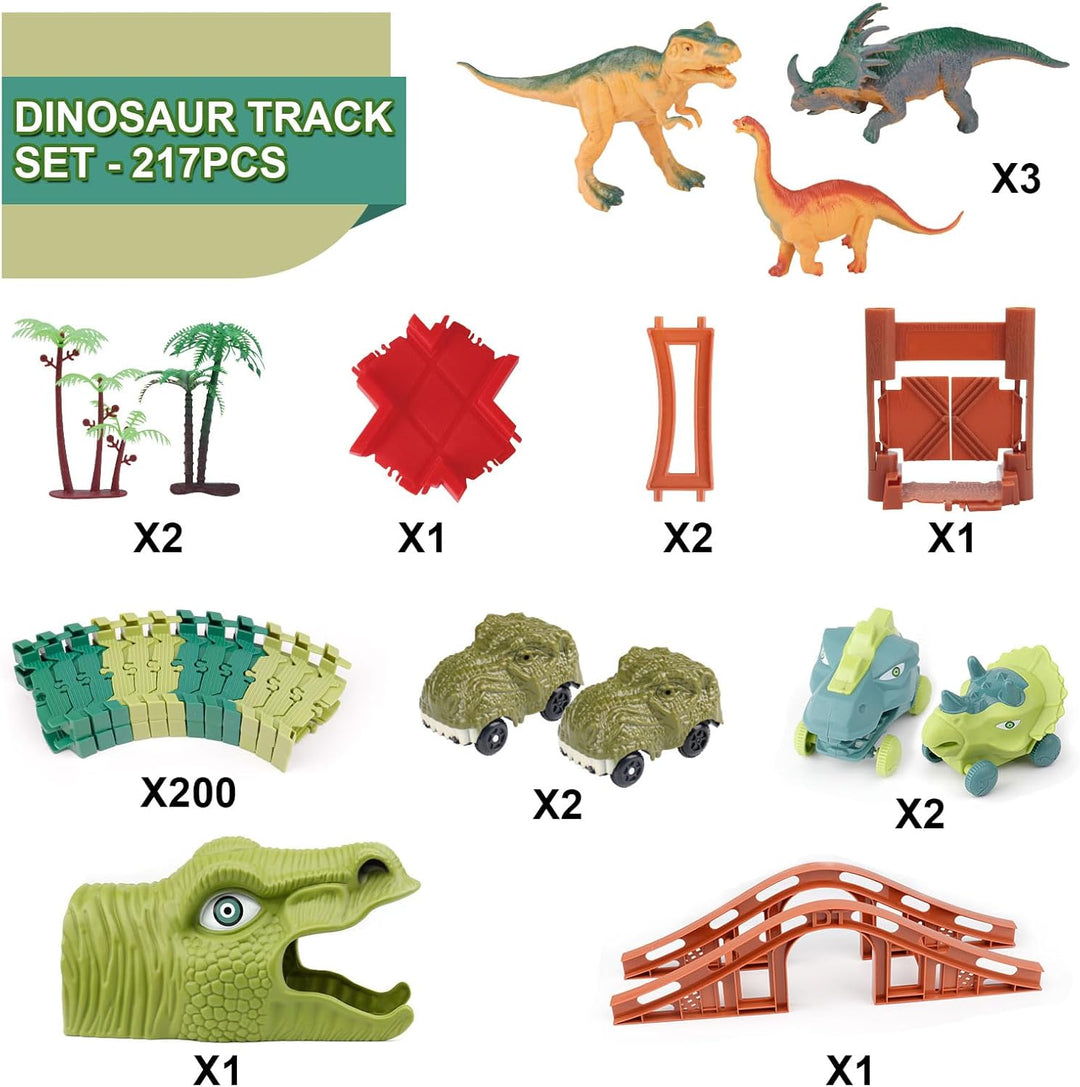 GIAT Juguetes de Pista de Dinosaurios - Los Mejores Regalos de Cump...