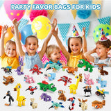 30 paquetes de recuerdos de fiesta de animales para niños
