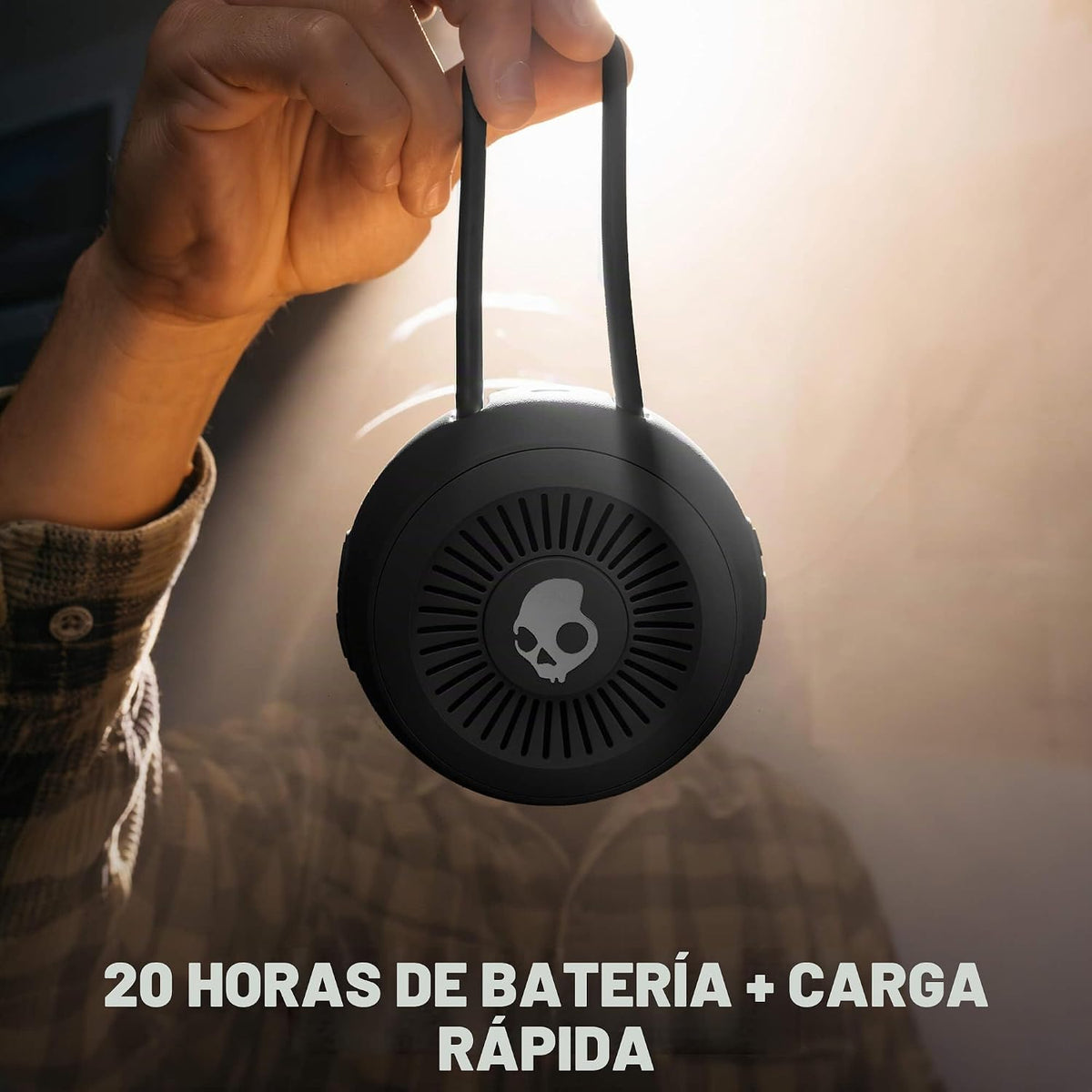 Skullcandy Session 360 Altavoz Bluetooth ligero portátil - Negro verdadero