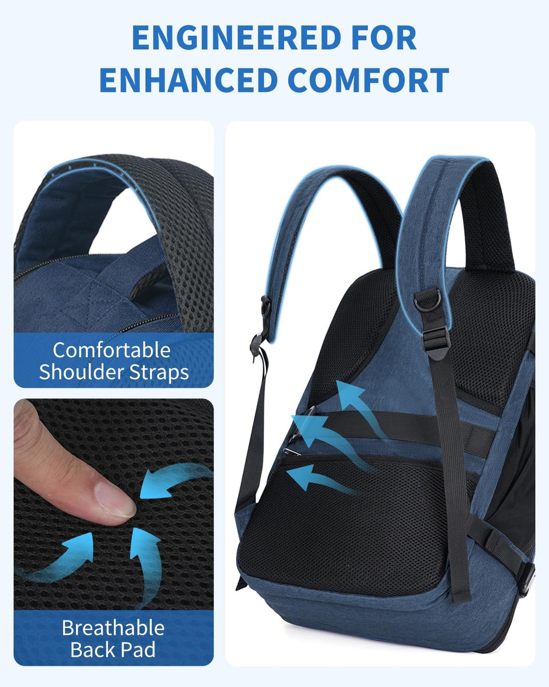 WANDF Mochila de Viaje para Bolsa de Artículo Personal de Spirit Ai...