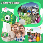 Juguetes de cámara selfie para niñas de 3 a 9 años, juguete de cámara de video digital con cubierta protectora, regalos de festival de cumpleaños de Navidad para niñas de 3 a 9 años