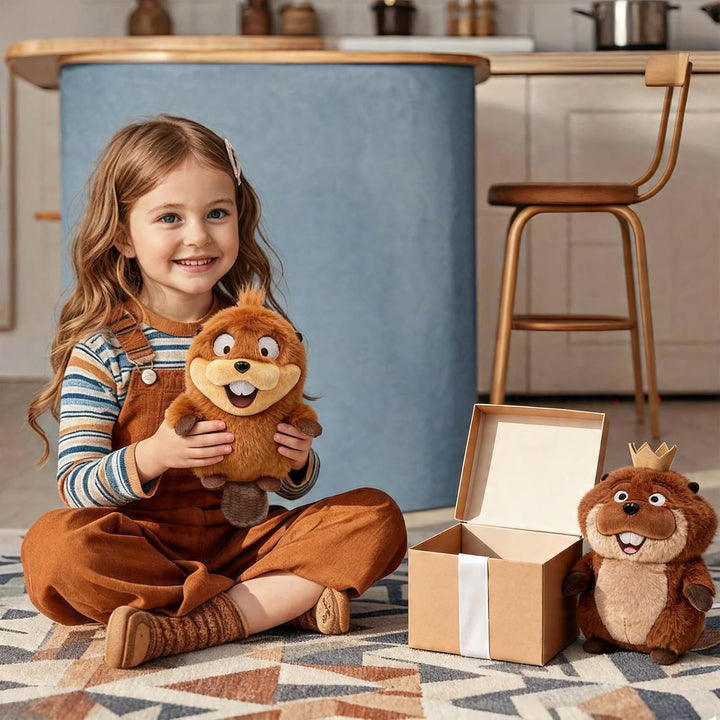 2 juguetes de peluche Hoppers, peluches de Mabel &amp; King George...