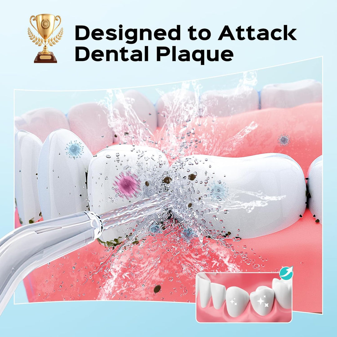 COSLUS Irrigador Dental Avanzado: 2 Modos y 12 Ajustes de Presión E...