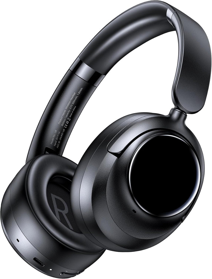 Auriculares híbridos con cancelación activa de ruido, 120 horas de...
