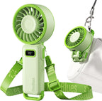 Diveblues Ventilador turbo portátil, ventilador de mano de 100 velo...